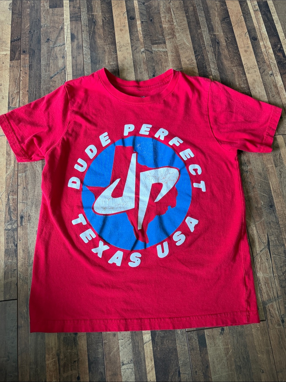 Dude Perfect Kids' Red Graphic Tee